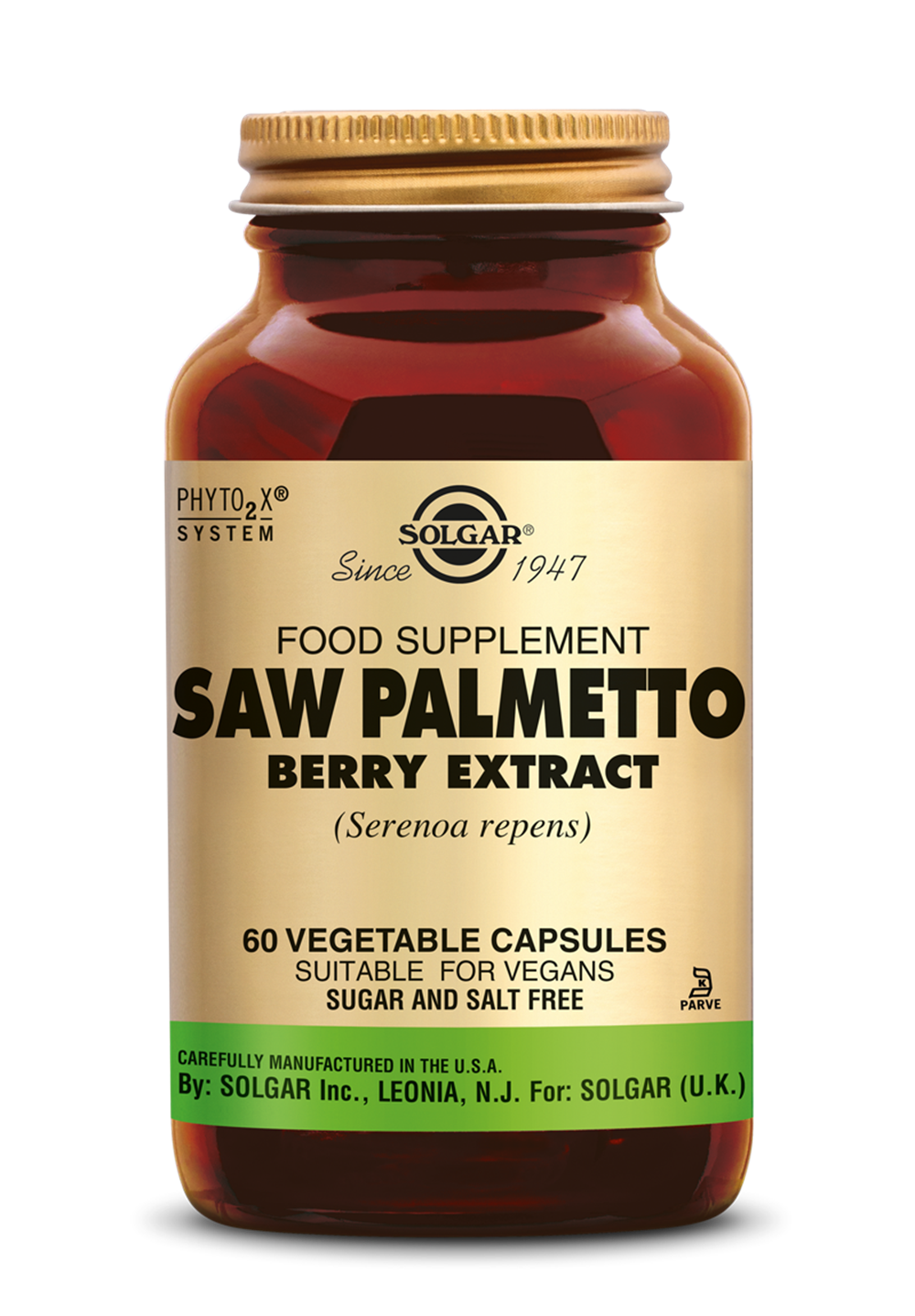 Solgar Sfp Saw Palmetto Berry (Saw Palmetto) Extract Vegicaps
