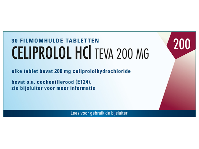 Celiprolol Hcl Teva Tablet 200mg