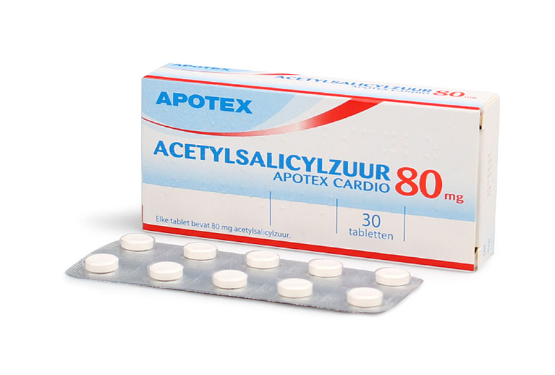 Acetylsalicylzuur Cardio Aurobindo Tablet 80mg