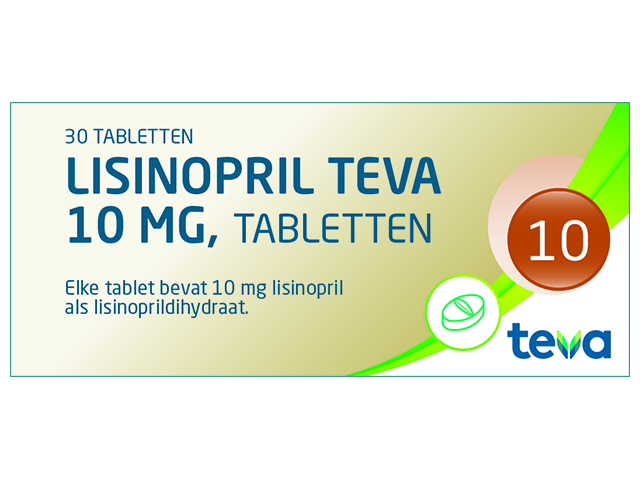 Lisinopril Teva Tablet 10mg