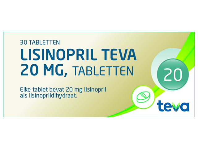 Lisinopril Teva Tablet 20mg