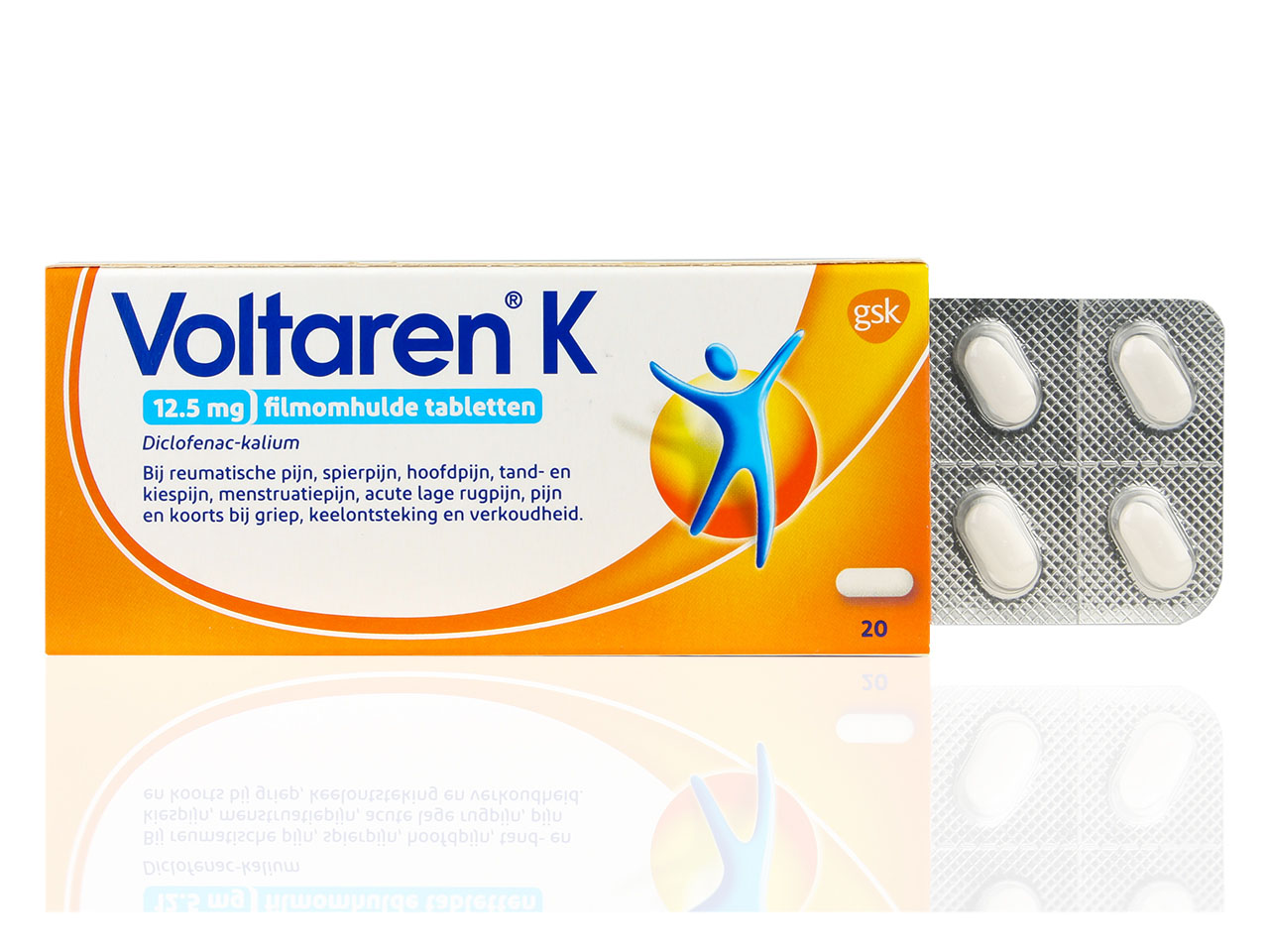 Product Voltaren K Tablet Omhuld 12,5mg