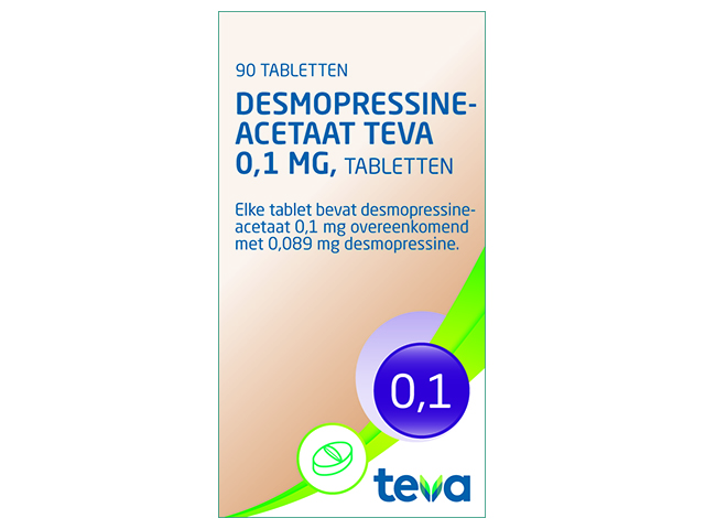 Desmopressine Acetaat Teva Tablet 0,1mg