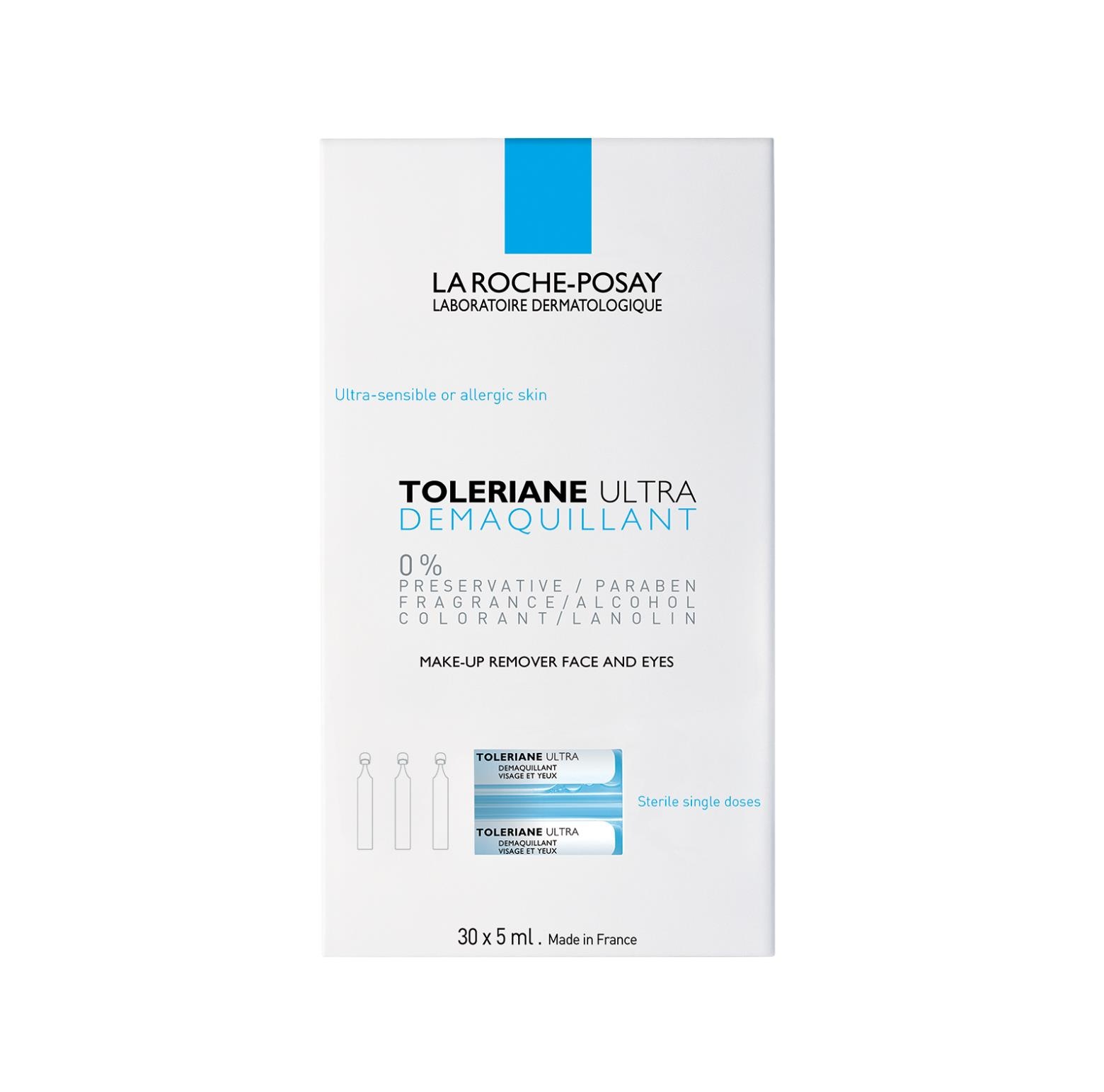 La Roche-Posay Toleriane Oogreinigingsampullen 30x5 ml