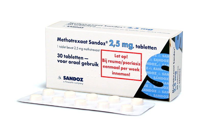 Methotrexaat Sdz 2,5mg Tabl