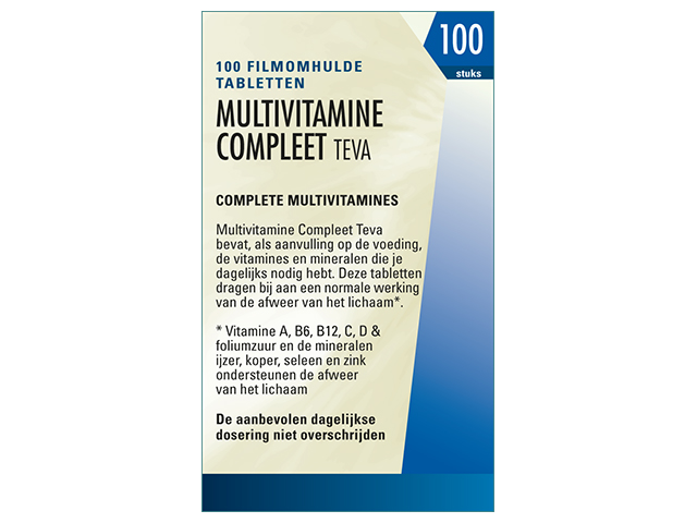 Multivitamine Compleet Teva Tablet