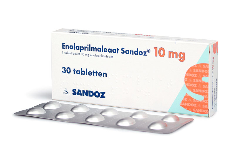 Enalapril Maleaat Sandoz Tablet 10mg