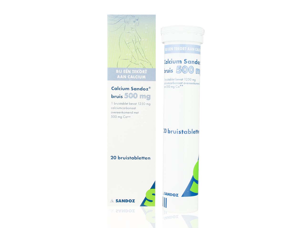 Calcium Bruis Sandoz Bruistablet 500mg