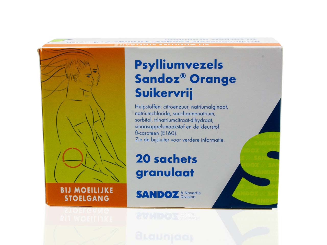 Psylliumvezels Sdz Granulaat Orang Skvr 3,25g Sach