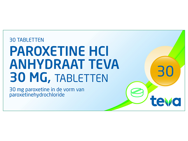 Paroxetine Teva Tablet 30mg(Als Hcl Anhy)