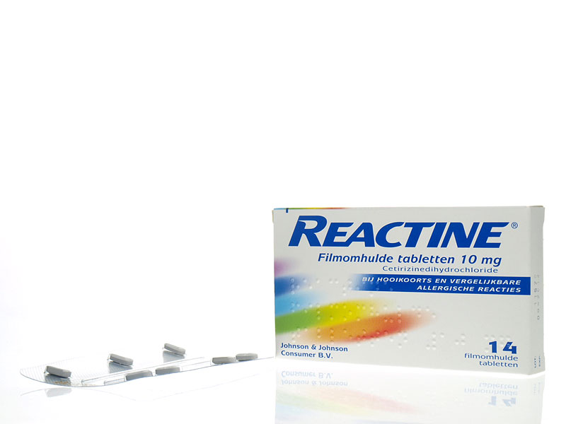 Reactine Tablet Filmomhuld 10mg