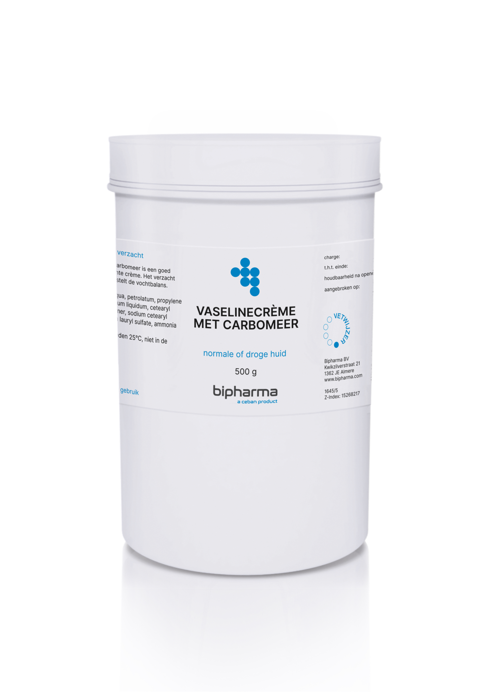 Bipharma | Vaselinecrème met Carbomeer