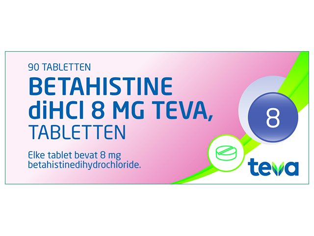 Betahistine Dihcl Teva Tablet 8mg
