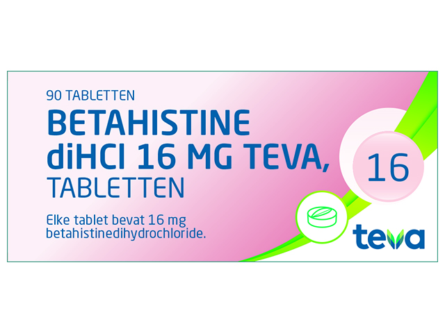 Betahistine Dihcl Teva Tablet 16mg