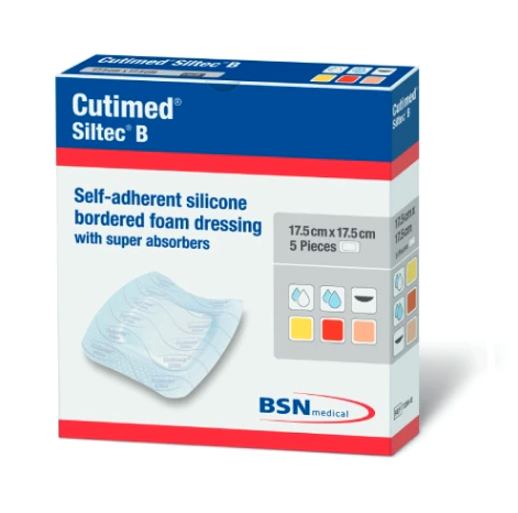 Cutimed Siltec B 17,5x17,5cm