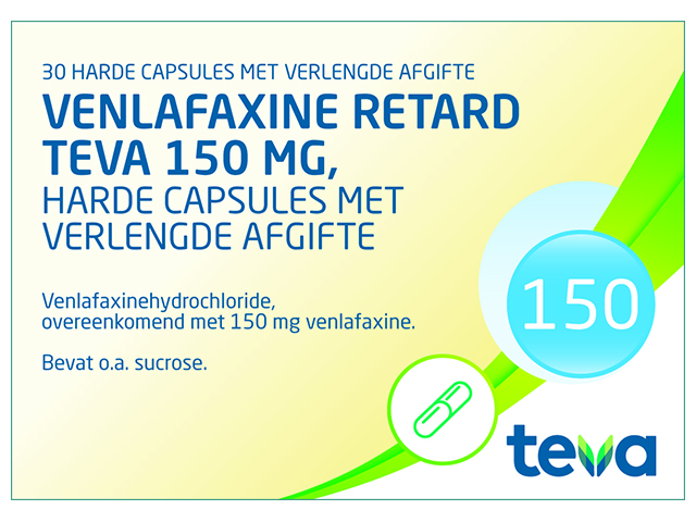 Venlafaxine Teva Retard Capsule Mva 150mg