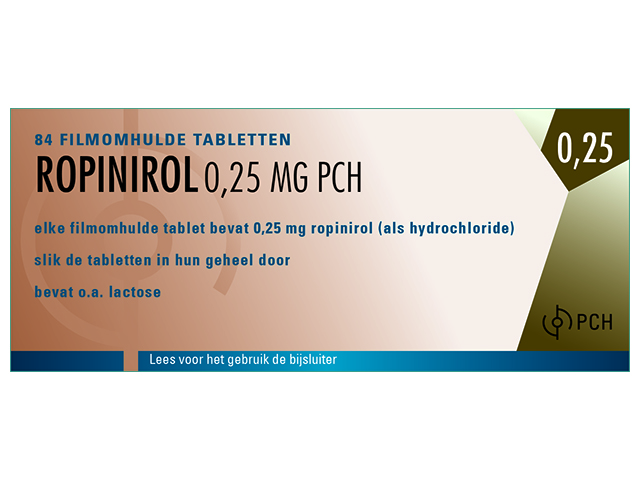 Ropinirol Pch Tablet Filmomhuld 0,25mg