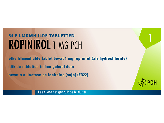 Ropinirol Pch Tablet Filmomhuld 1mg