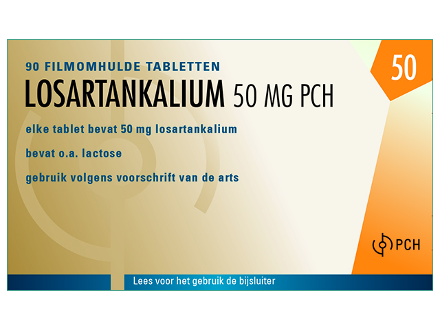 Losartan Kalium Pch Tablet Omhuld  50mg