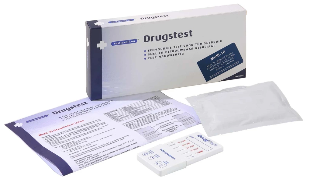 Testjezelf.Nu Drugstest Multi Drugstest 10 Urine