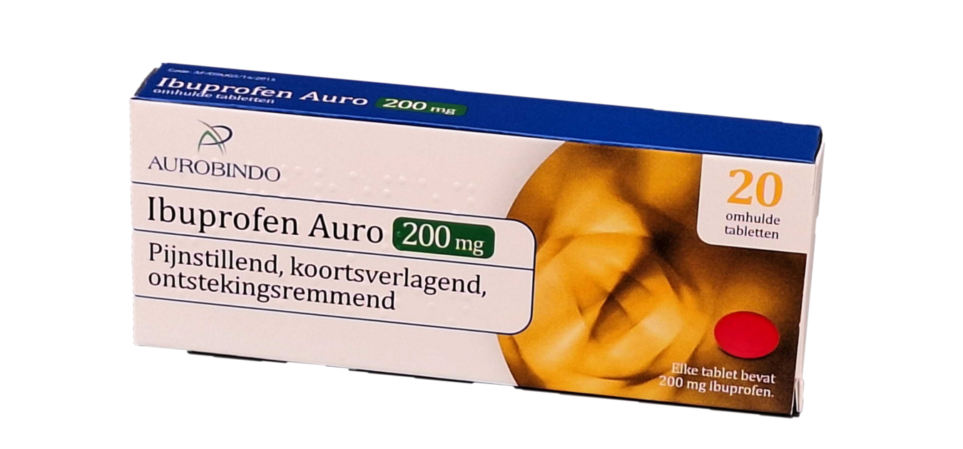 Ibuprofen Auro Tablet Omhuld 200mg