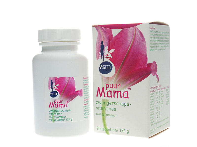 Puur Mama Zwangerschapsvitamine Tablet