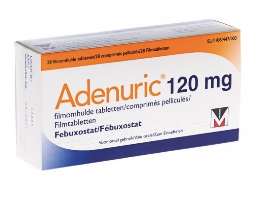 Product Adenuric Tablet Filmomhuld 120mg
