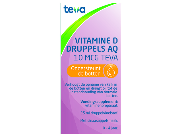 Vitamine D Teva Aq Druppels 10mcg/5 Druppels