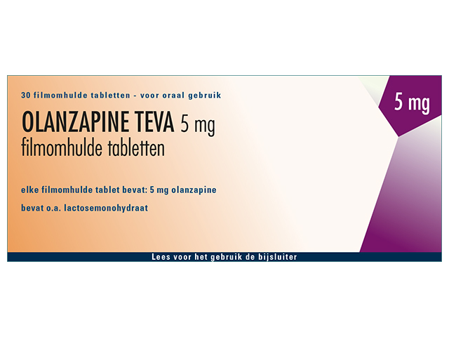 Olanzapine Teva Tablet Filmomhuld 5mg