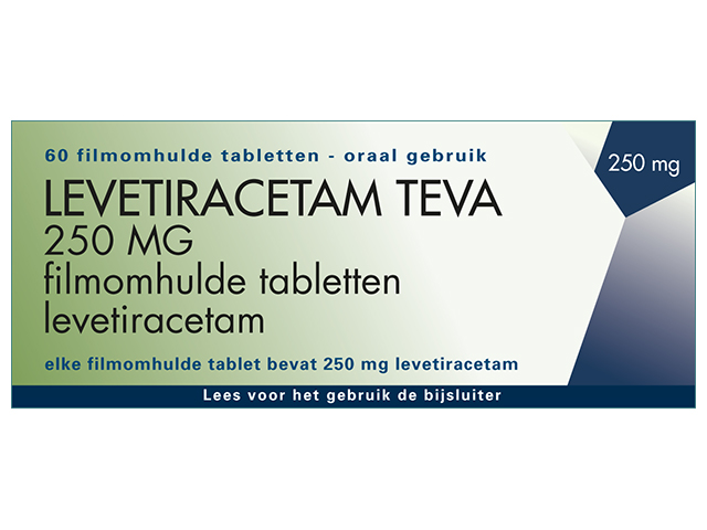 Levetiracetam Teva Tablet Filmomhuld 250mg
