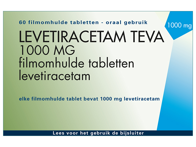 Levetiracetam Teva Tablet Filmomhuld 1000mg