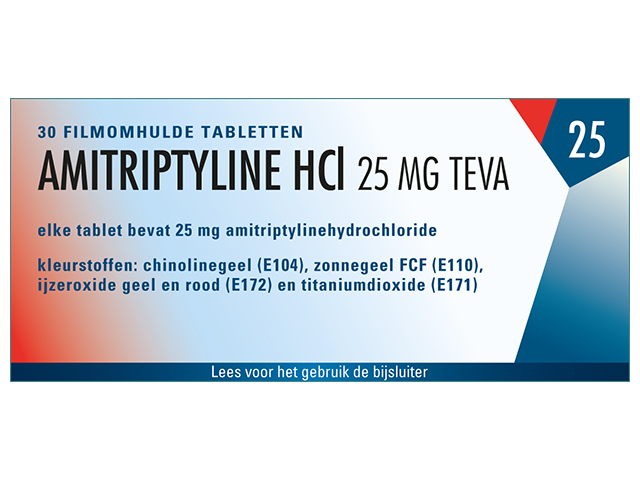 Amitriptyline Hcl Teva Tablet 25mg