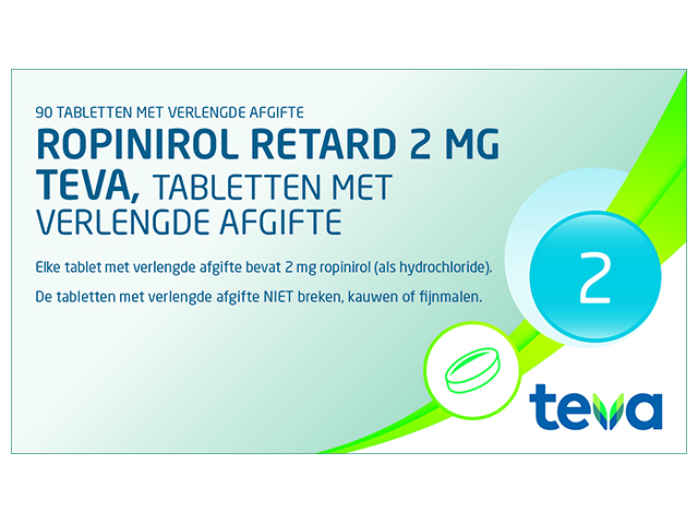 Ropinirol Teva Retard Tablet Mga 2mg