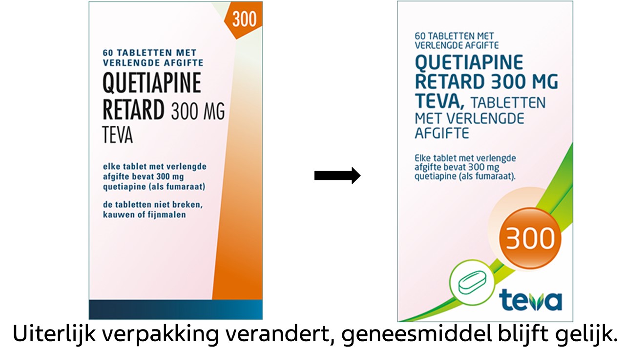 Quetiapine Teva Retard Tablet Mva 300mg