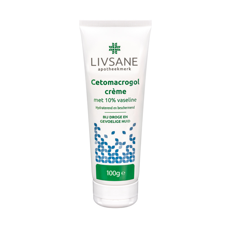 Livsane Cetomacrogolcrème met 10% Vaseline (100g)