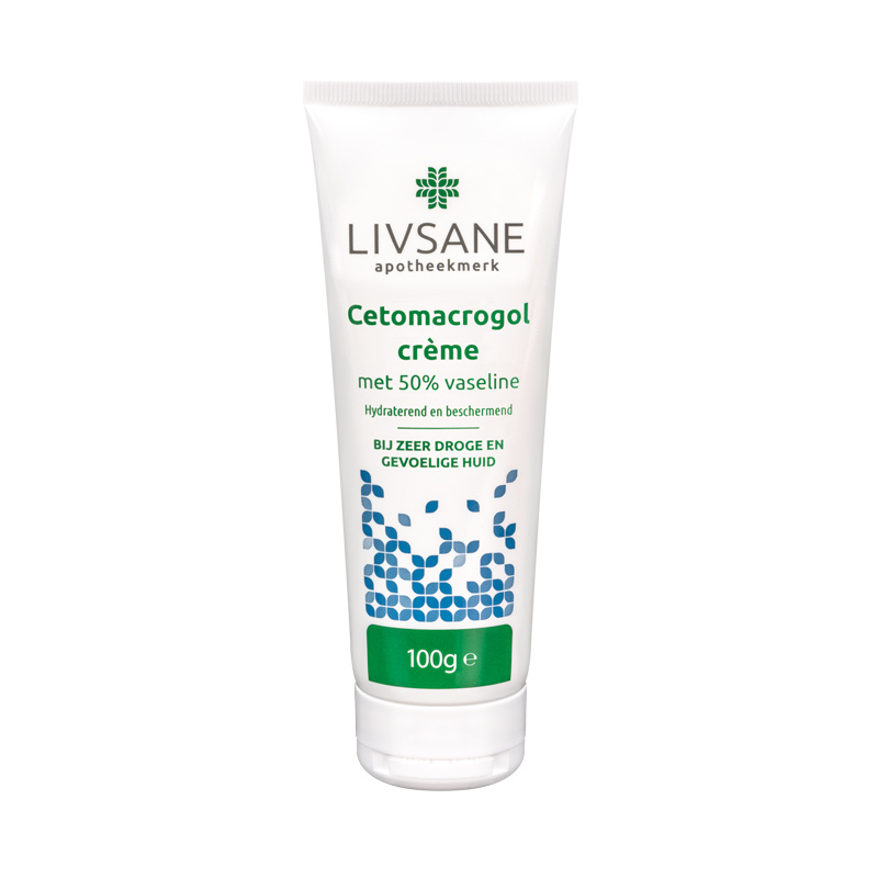 Livsane Cetomacrogolcrème met 50% Vaseline (100g)
