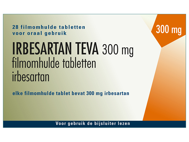 Irbesartan Teva Tablet Filmomhuld 300mg