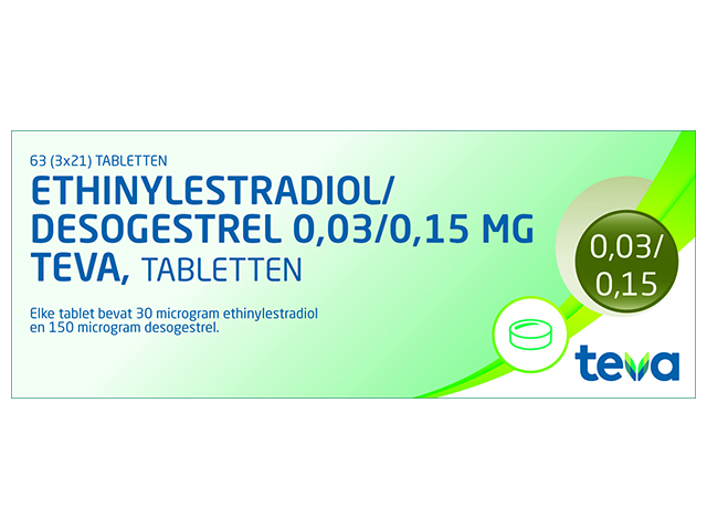 Desog./Ethinyl. 0,15/0,03mg Teva