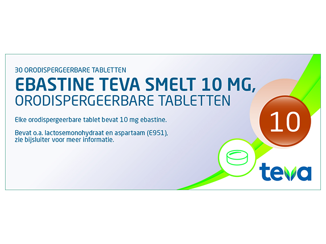 Ebastine Smelt Teva Orodisp Tablet 10mg