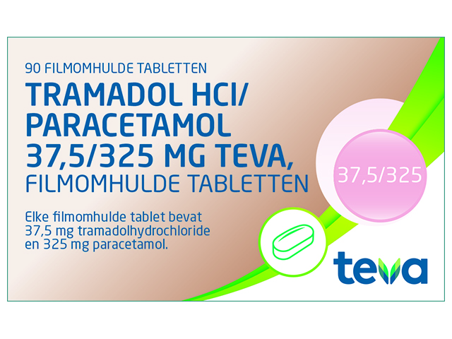 Tramadol Hcl/Paracetam Tev Tab Filmomh 37,5/325mg
