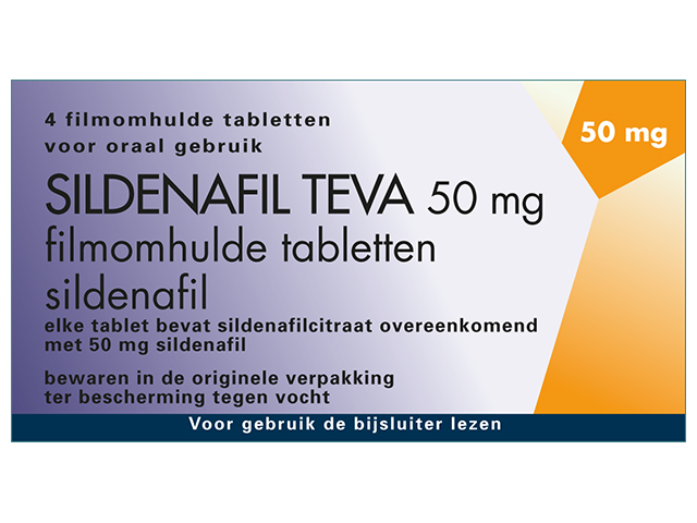 Sildenafil Teva Tablet Filmomhuld 50mg