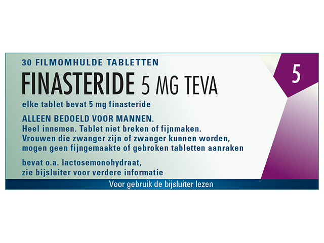 Finasteride Teva Tablet Filmomhuld 5mg