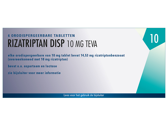 Rizatriptan Teva Orodisp Tablet 10mg