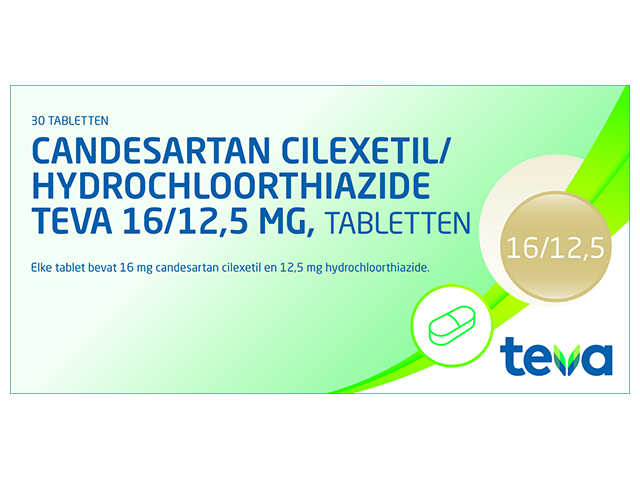 Candesartan Cilexetil/Hct Teva Tablet 16/12,5mg