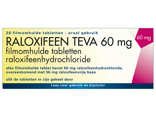 Raloxifeen Teva Tablet Filmomhuld 60mg