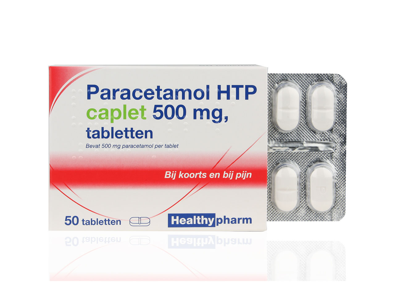 Paracetamol Htp Caplet 500mg Tablet