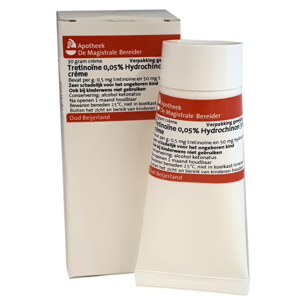 Tretinoine 0,05% Hydrochinon 5% Creme (0,5mg/50mg) Dmb