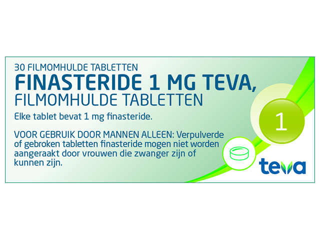 Finasteride Teva Tablet Filmomhuld 1mg
