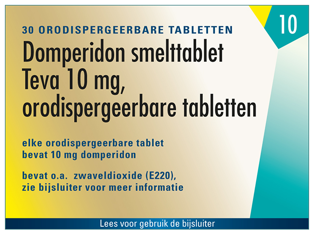 Domperidon Smelttab Teva Orodisp Tablet 10mg