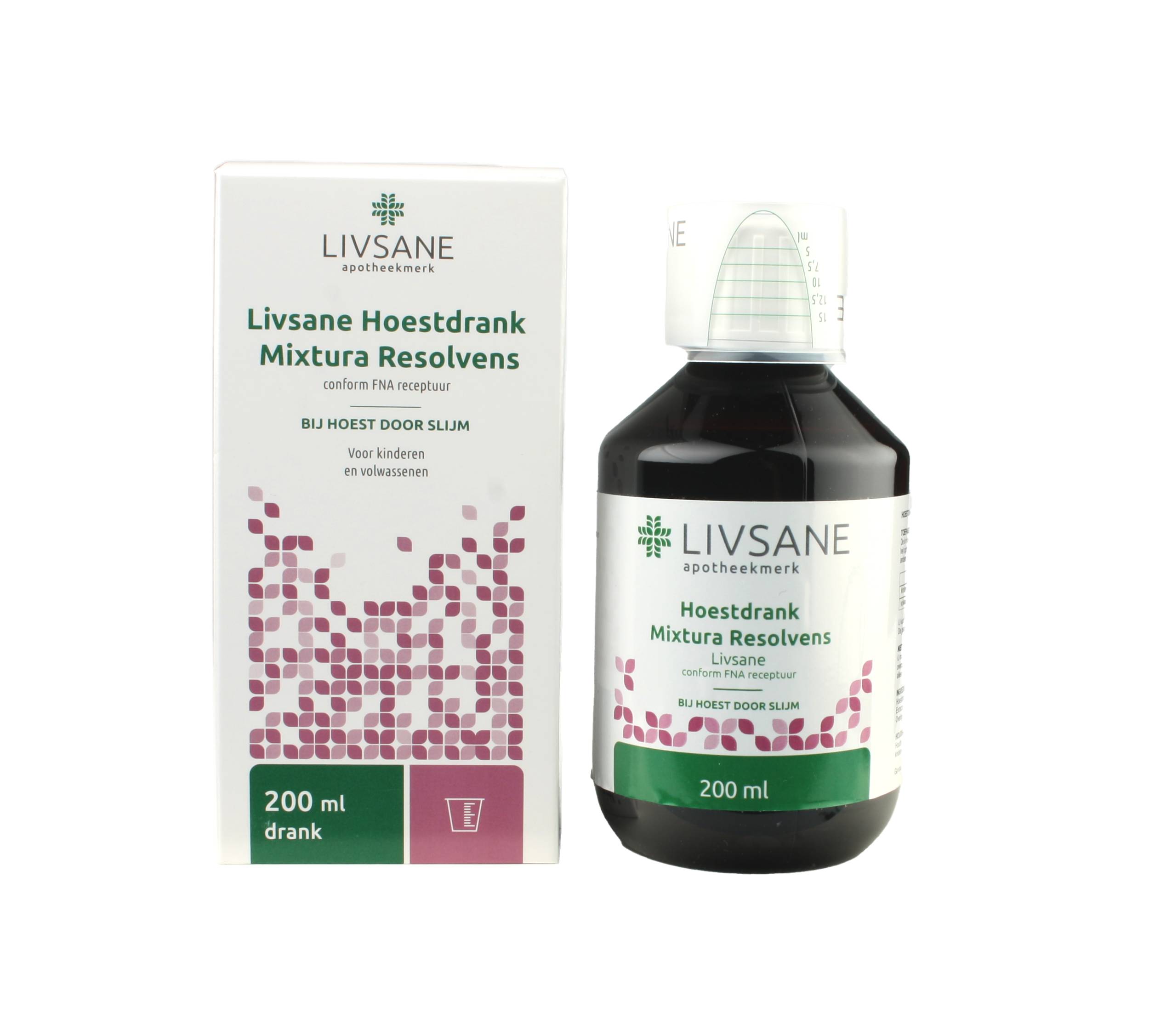 Hoestdrank Mixtura Resolvens Livsane